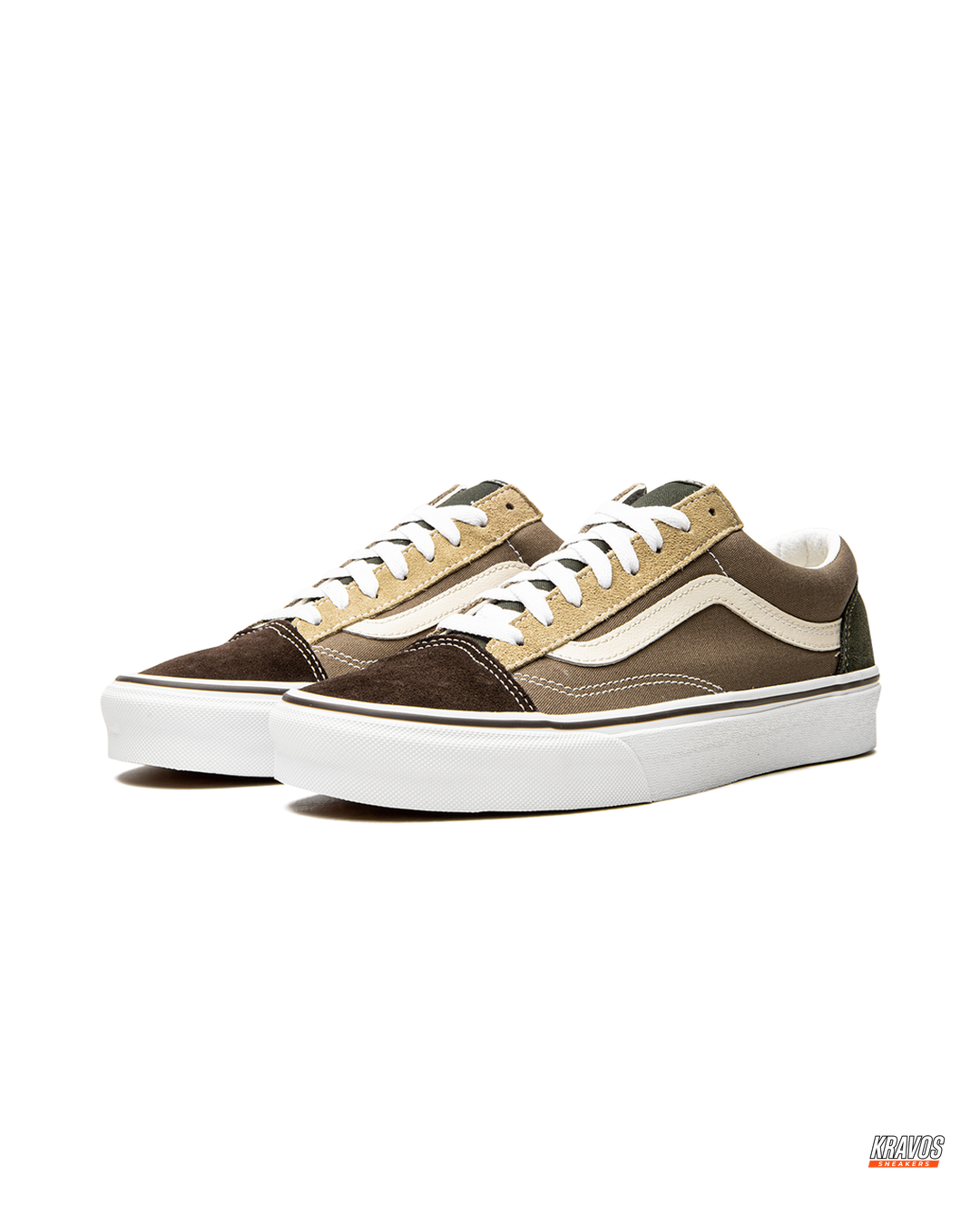 VNS Suede Colour-Block Skate Trainer