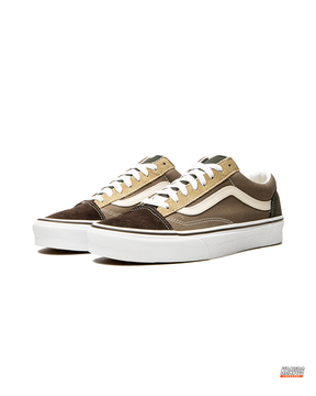 VNS Suede Colour-Block Skate Trainer