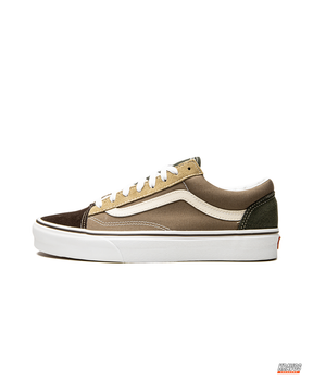 VNS Suede Colour-Block Skate Trainer