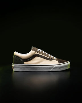 VNS Suede Colour-Block Skate Trainer