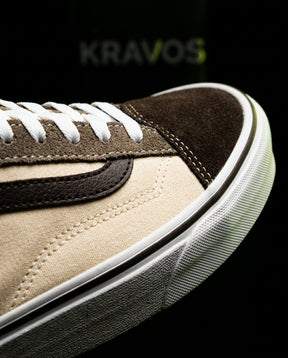 VNS Suede Colour-Block Skate Trainer
