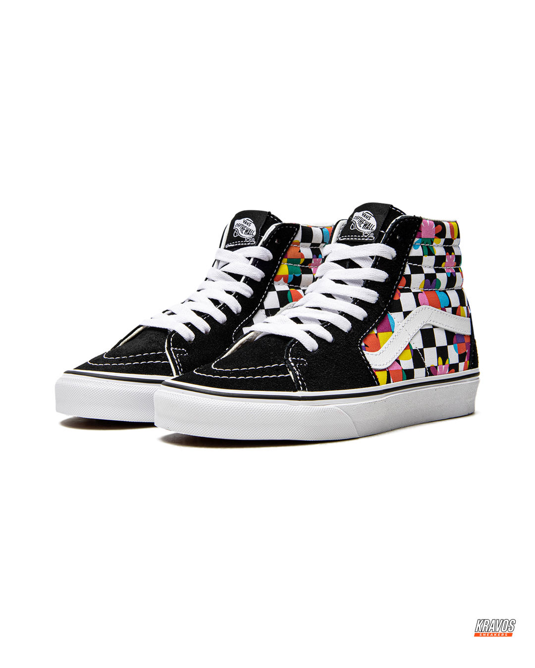 VNS Suede Panelled High-Top Skate Shoe