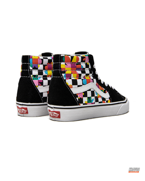 VNS Suede Panelled High-Top Skate Shoe