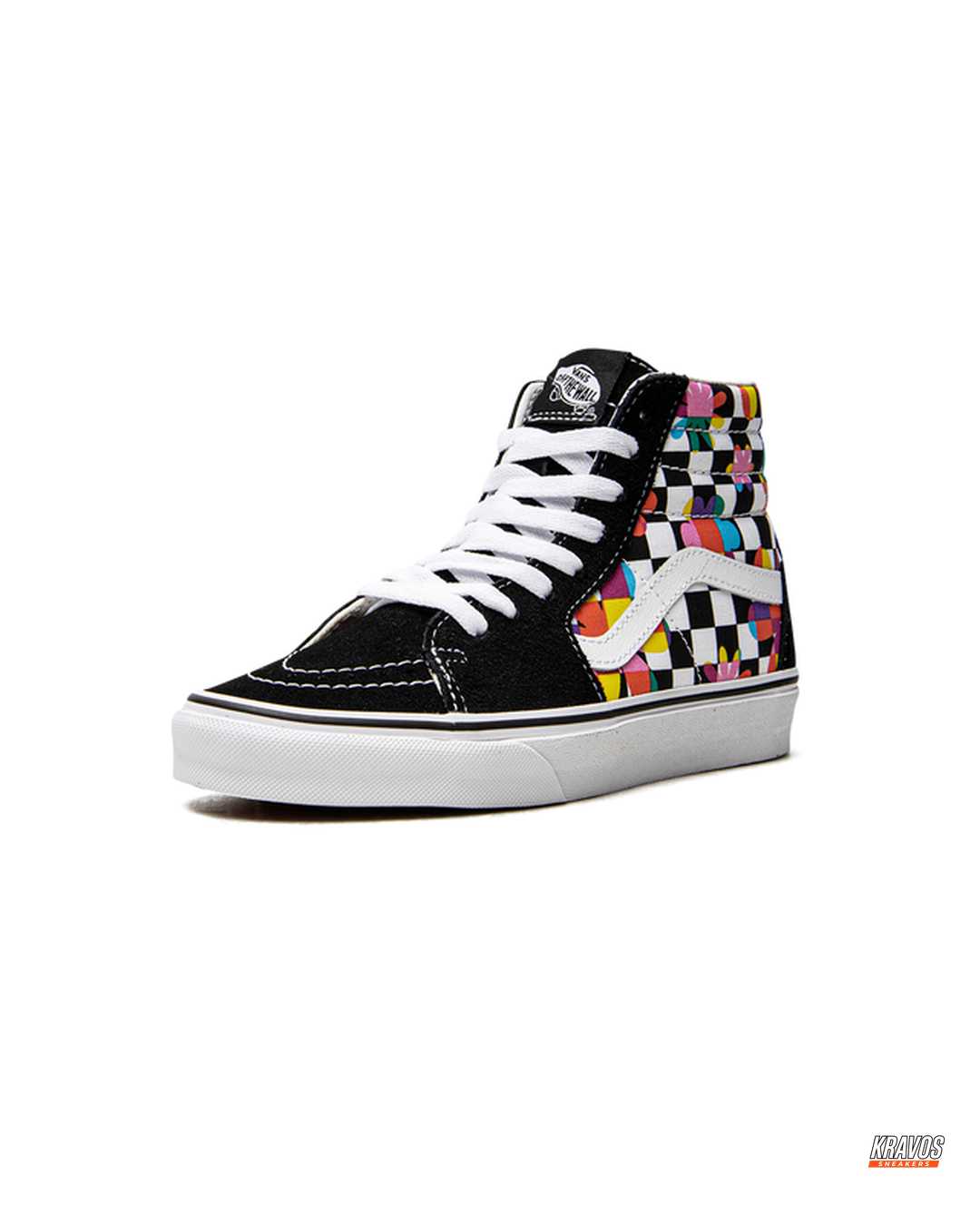 VNS Suede Panelled High-Top Skate Shoe