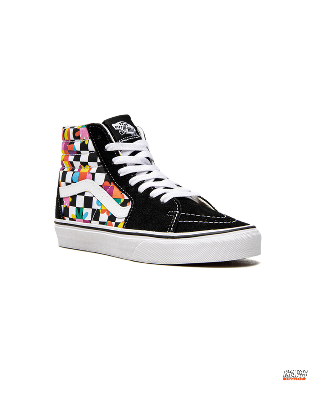 VNS Suede Panelled High-Top Skate Shoe