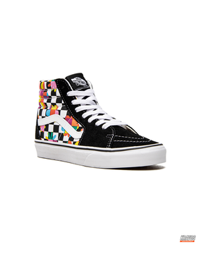 VNS Suede Panelled High-Top Skate Shoe