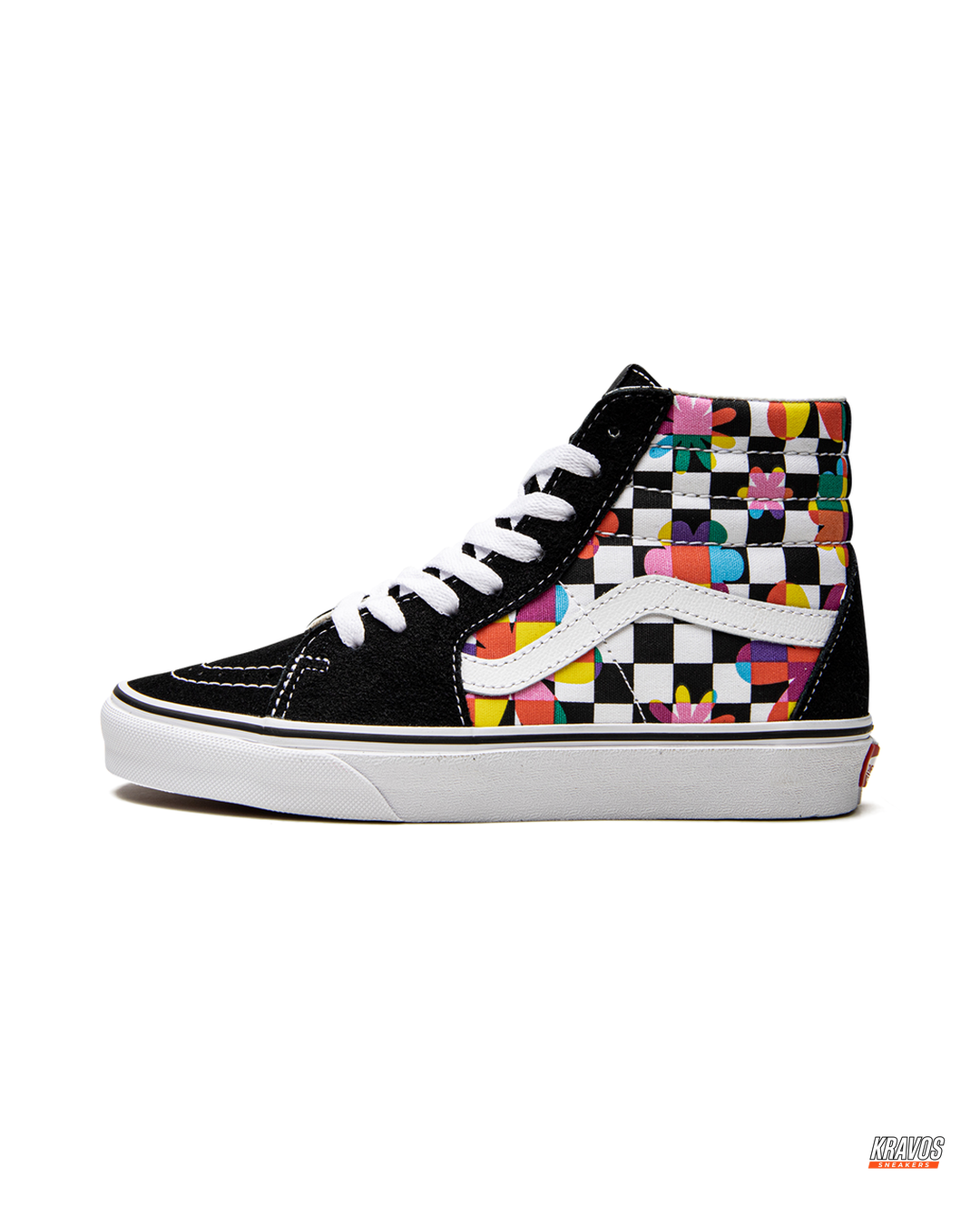 VNS Suede Panelled High-Top Skate Shoe