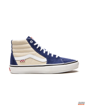 VNS Suede Panelled High-Top Skate Shoe