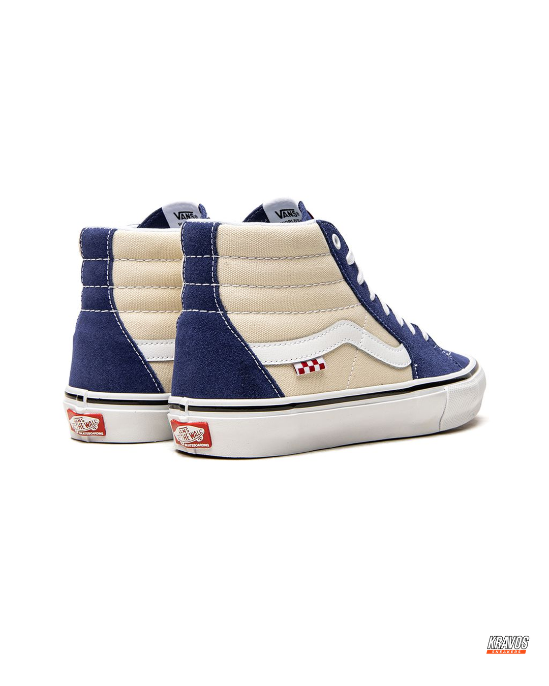 VNS Suede Panelled High-Top Skate Shoe