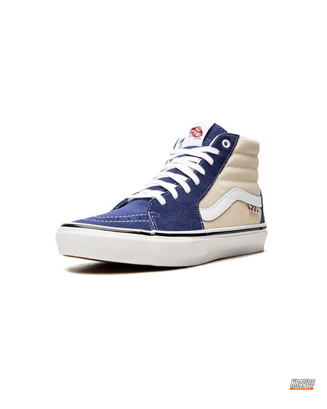 VNS Suede Panelled High-Top Skate Shoe