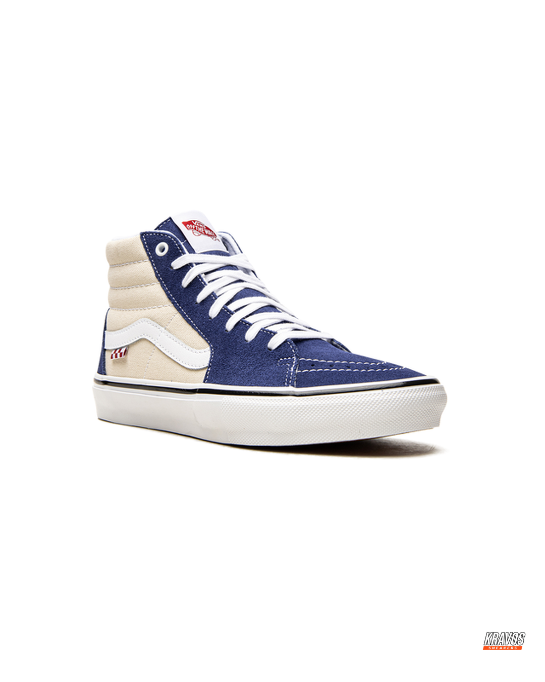 VNS Suede Panelled High-Top Skate Shoe