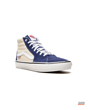 VNS Suede Panelled High-Top Skate Shoe