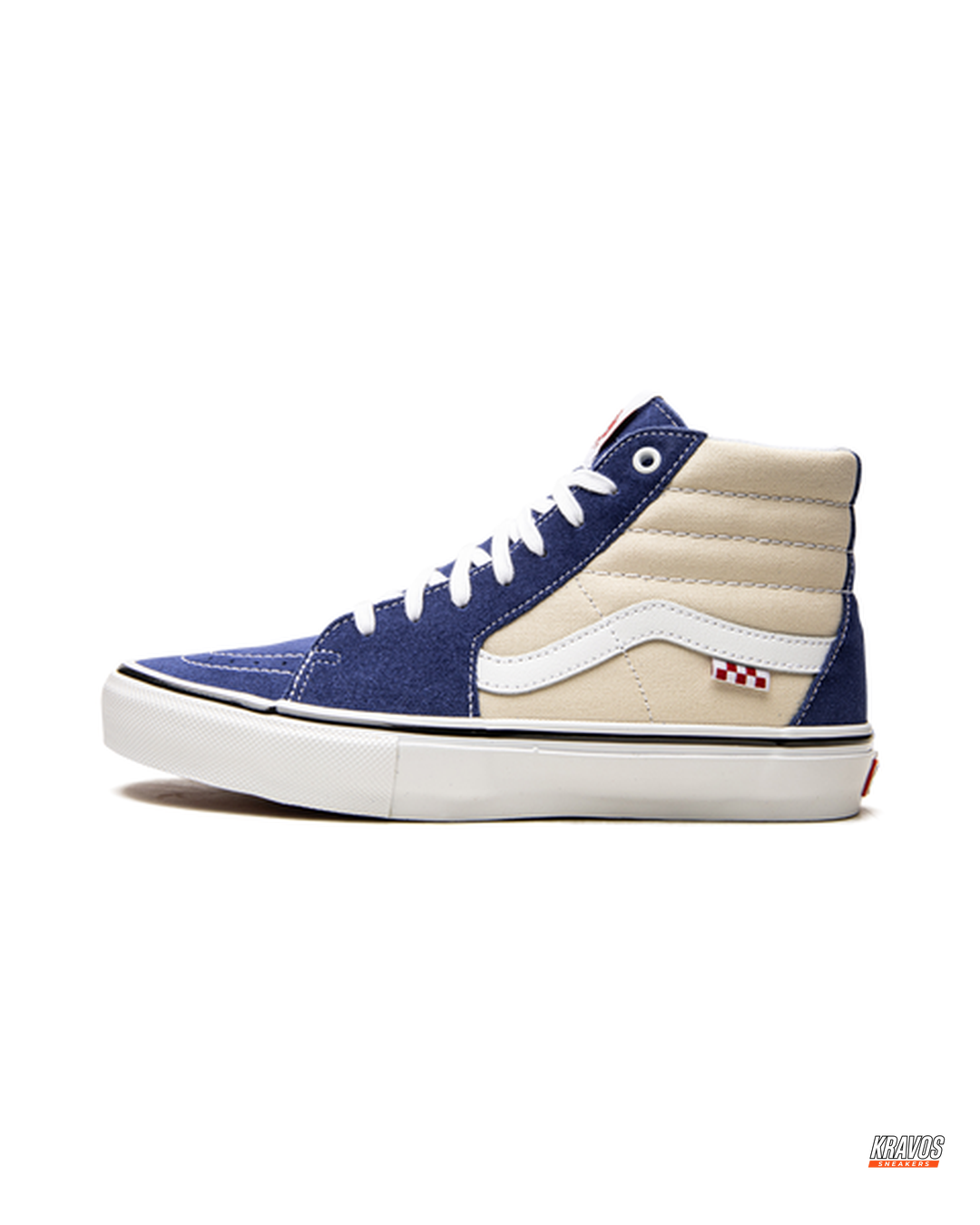 VNS Suede Panelled High-Top Skate Shoe