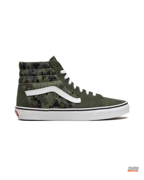 VNS Suede Panelled High-Top Skate Shoe