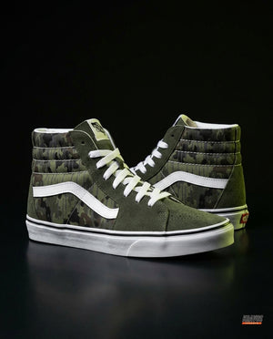 Olive Camo White