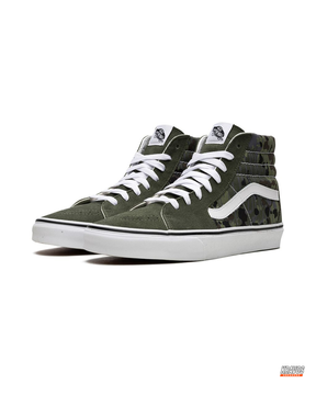 VNS Suede Panelled High-Top Skate Shoe