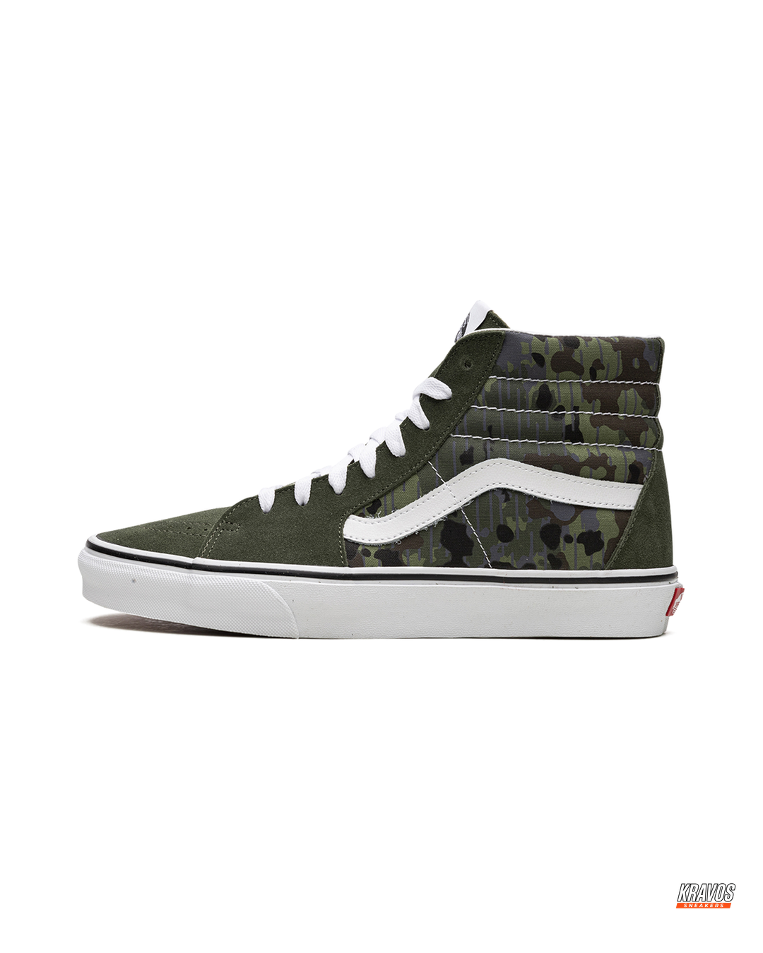 VNS Suede Panelled High-Top Skate Shoe