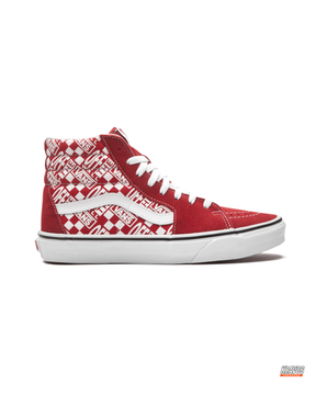 VNS Suede Panelled High-Top Skate Shoe