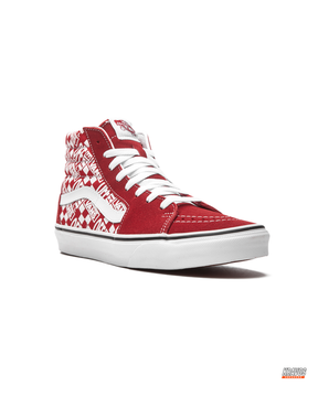 VNS Suede Panelled High-Top Skate Shoe