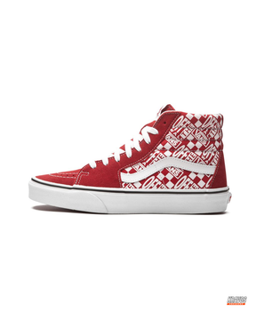 VNS Suede Panelled High-Top Skate Shoe