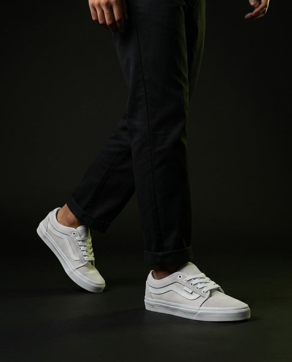 VNS Suede Panelled Skate Low