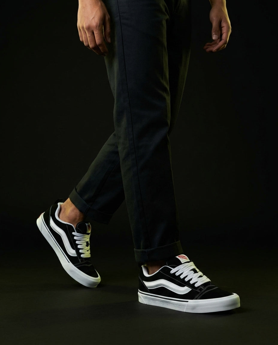 VNS Suede Panelled Skate Trainer