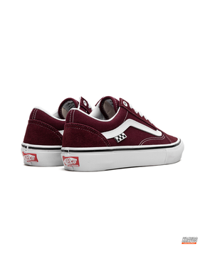 VNS Suede Wavy-Stripe Skate Low