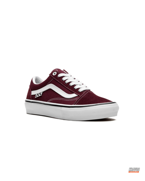 VNS Suede Wavy-Stripe Skate Low