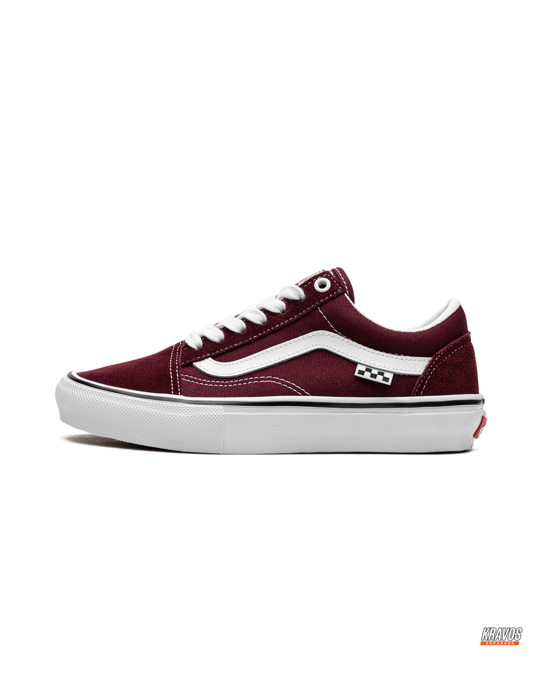 VNS Suede Wavy-Stripe Skate Low