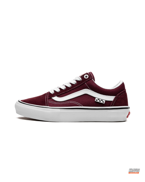 VNS Suede Wavy-Stripe Skate Low