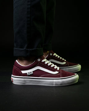 VNS Suede Wavy-Stripe Skate Low
