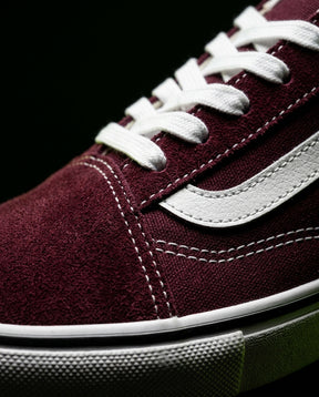 VNS Suede Wavy-Stripe Skate Low