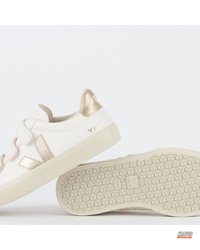 VRT Leather Triple-Strap Court Trainer