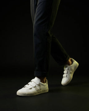 VRT Leather Triple-Strap Court Trainer