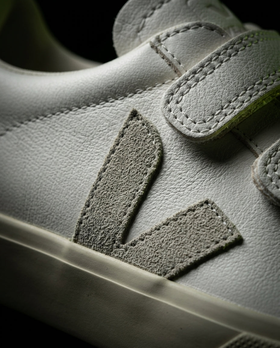 VRT Leather Triple-Strap Court Trainer