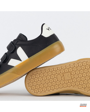 VRT Leather Velcro-Strap Court Trainer