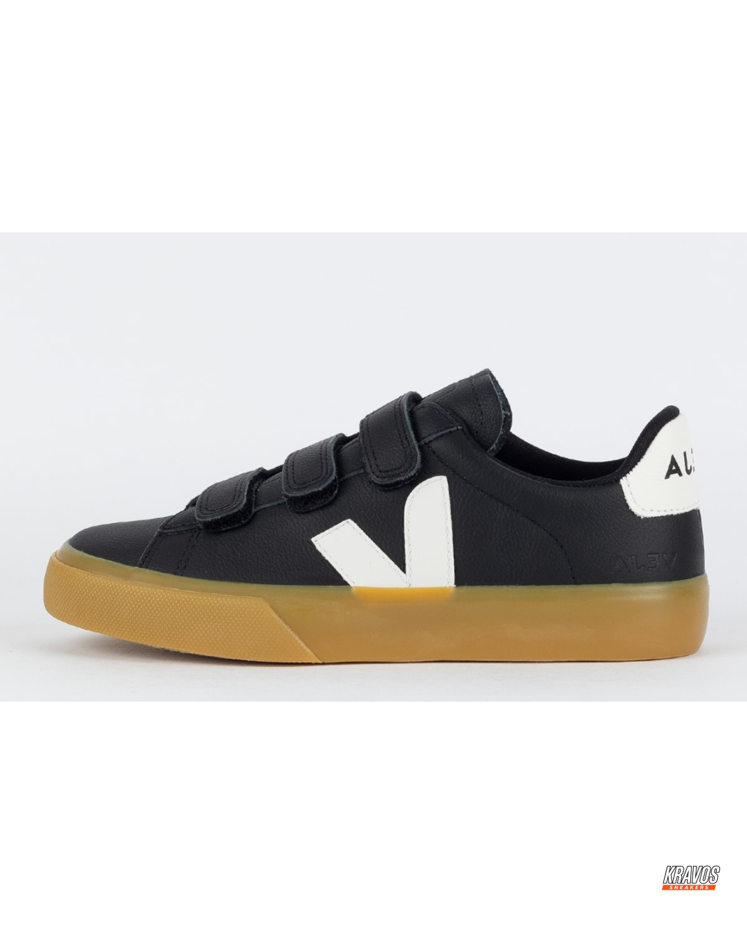VRT Leather Velcro-Strap Court Trainer