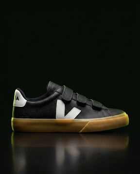 VRT Leather Velcro-Strap Court Trainer