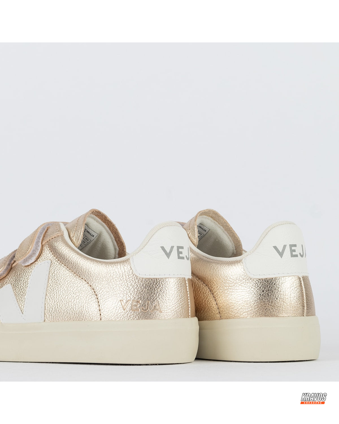 VRT Leather Velcro-Strap Court Trainer