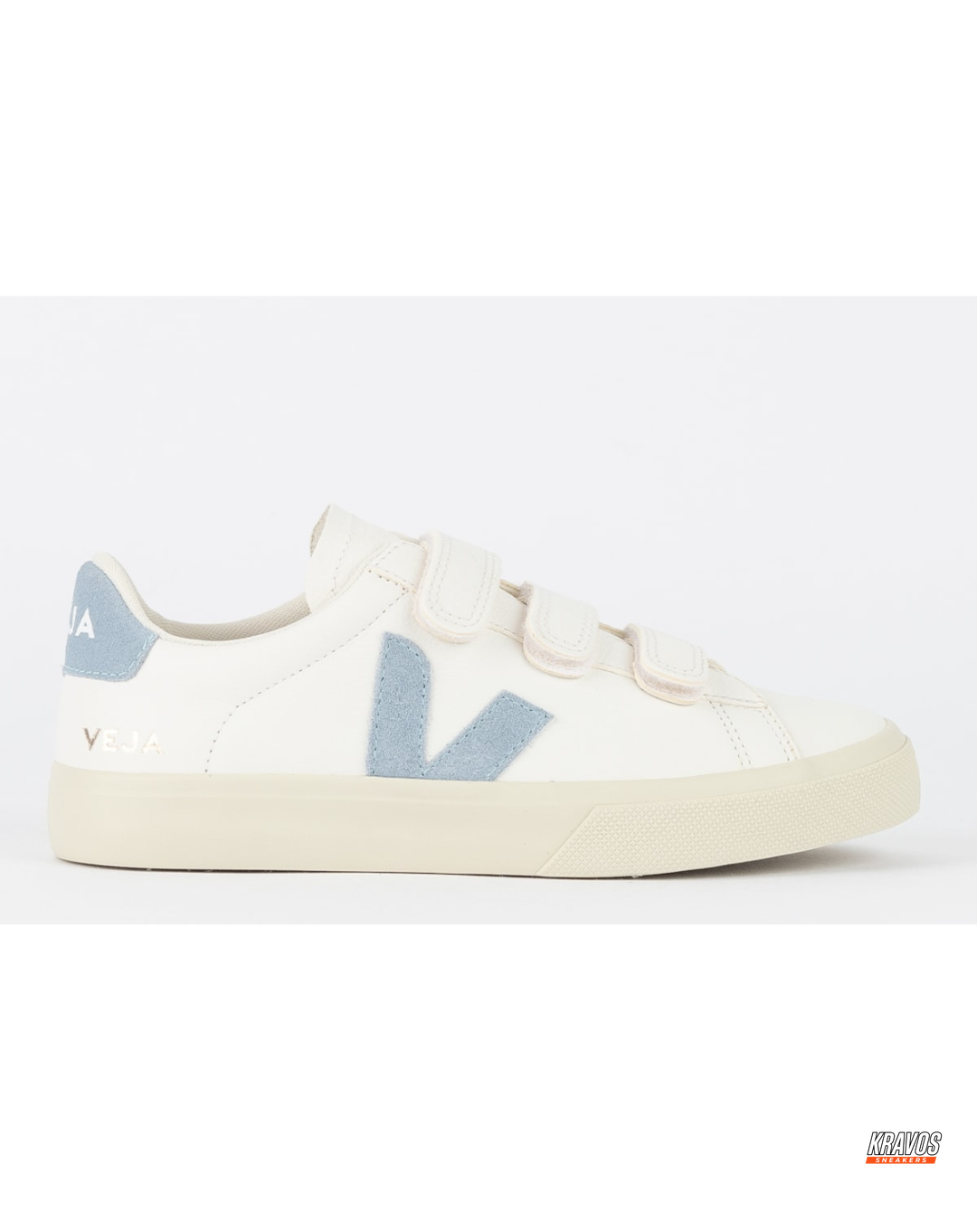 VRT Leather Velcro-Strap Court Trainer