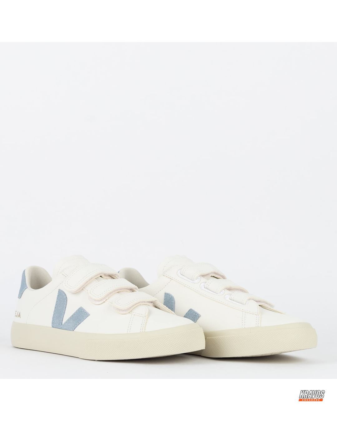 VRT Leather Velcro-Strap Court Trainer