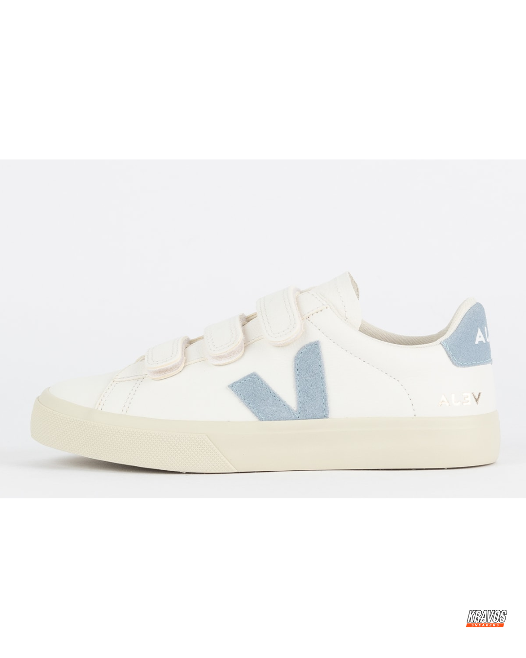 VRT Leather Velcro-Strap Court Trainer