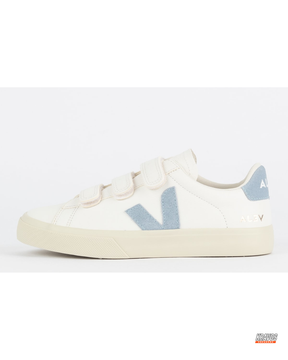 VRT Leather Velcro-Strap Court Trainer