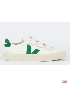 VRT Leather Velcro-Strap Court Trainer
