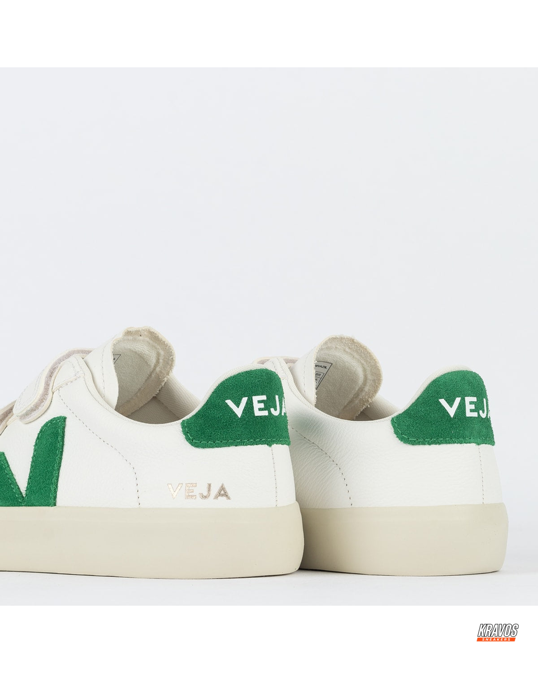 VRT Leather Velcro-Strap Court Trainer