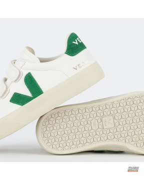 VRT Leather Velcro-Strap Court Trainer